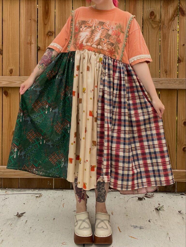 patchwork dress